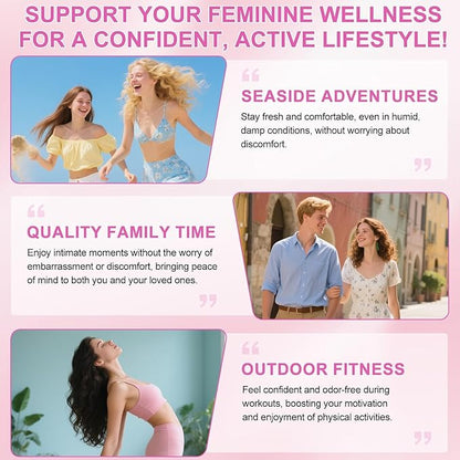 GUITI Premium Feminine Balance Gummies, Hawaiian Pineapple Flavored Gummies, Pineapple Gummies for Women PH, Vaginal Probiotics, 60 Gummies ﻿