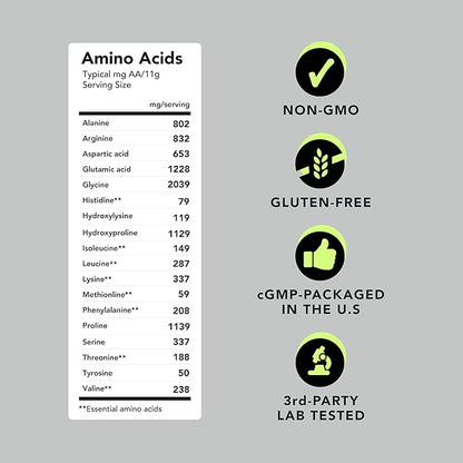 AMANDEAN Collagen Peptides Powder Packets | 30 Individual Stick Packs | Grass-Fed Hydrolyzed Collagen Protein | Unflavored, Easy to Mix | Travel Friendly | Promotes Healthy Gut, Skin, Hair, Nails.