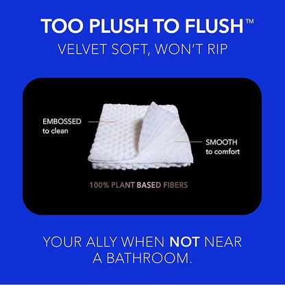 WILLY WIPES® for Men | The Imperial Box (24-Count) | Premium Textured Intimate Hygiene Washcloths | 24 Odor-Defying Single Packets | Foreskin Safe & Residue Free Royal Bath-to-Go