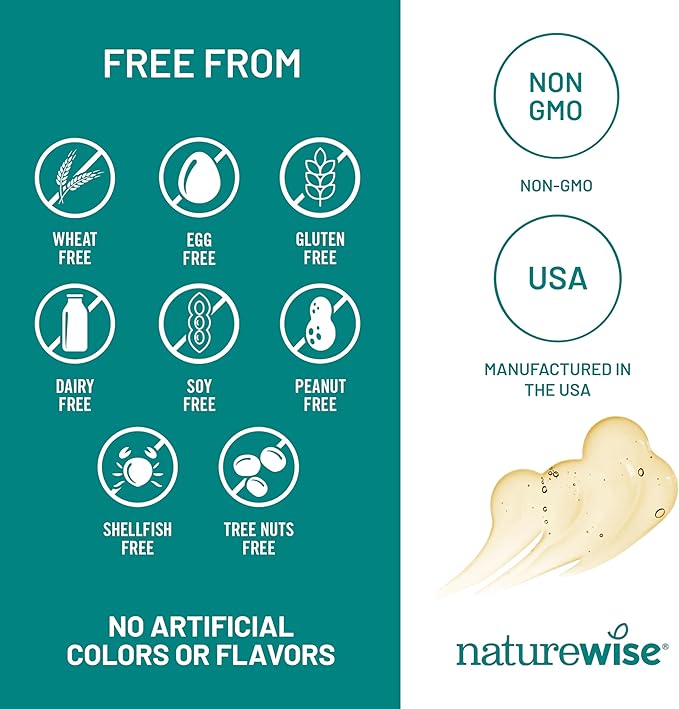 NatureWise Omega 3 Fish Oil - 500 mg per Pill - EPA & DHA - Immune Support, Brain Health & Optimal Wellness - Gluten and Soy Free, Non-GMO - 90 Softgels[3-Month Supply]