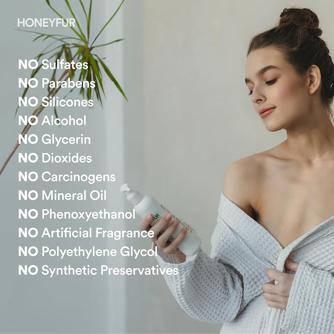 HONEYFUR pH Balanced Feminine Wash | Gentle Cleanser For Sensitive Skin | Natural Intimate Area Hygiene Wash – Sulfates & Paraben Free – Soothing, Refreshing, Calms Irritation – 200 ML / 6.7 FL OZ