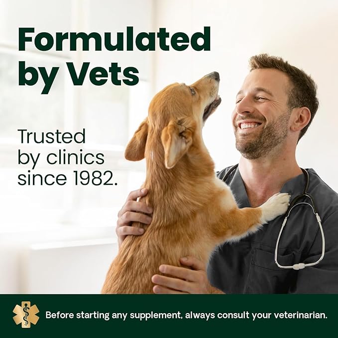 VetriScience Healthy Hip & Joint Chews, GlycoFlex Glucosamine and Green-Lipped Mussel Joint Support Supplement for Dogs, Promote Mobility and Protect Joints, Chicken, 120 Count