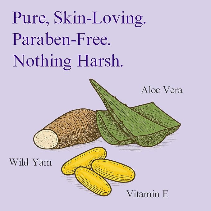At Last Naturals Wild Yam Cream Hormone Balance for Women Menopause PMS Relief with Vitamin E Helps Smooth Dry Skin Reduce Hot Flashes and Promotes Well Being (1 Pack of 3 units)