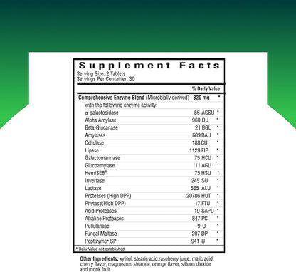 Seeking Health Digestive Enzymes Chewable, Vegan and Vegetarian Enzymatic Supplement to Support Healthy Digestion and Digestive Comfort with Amylase, Protease, and Lipase (60 Tablets)