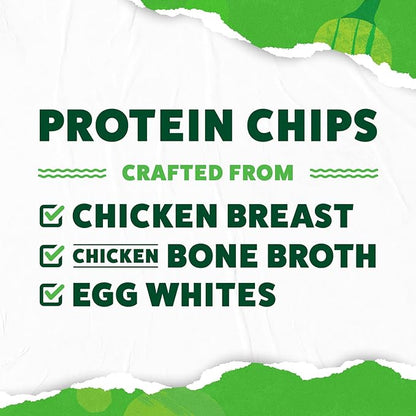 WILDE Protein Chips Spicy Queso, Thin and Crispy High Protein Snacks, Keto Friendly, Low Carb Chips, Real Ingredients, 1.34oz (Pack of 8)