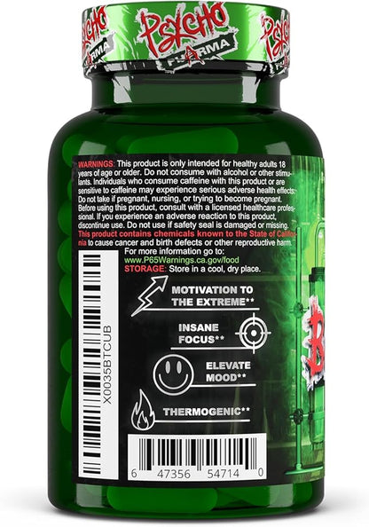 Psycho Pharma Far Beyond Driven, for Increased Energy to Burn with Improved Focus, Positive Mood.