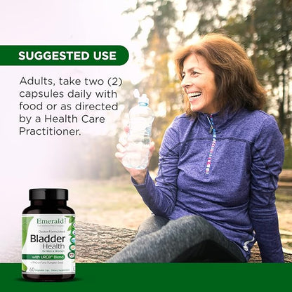EMERALD LABS Bladder Health - Cranberry Extract Supplement with Pumpkin Seed Extract & Horsetail - Offers Urinary Tract Support* - 60 Vegetable Capsules (30-Day Supply)
