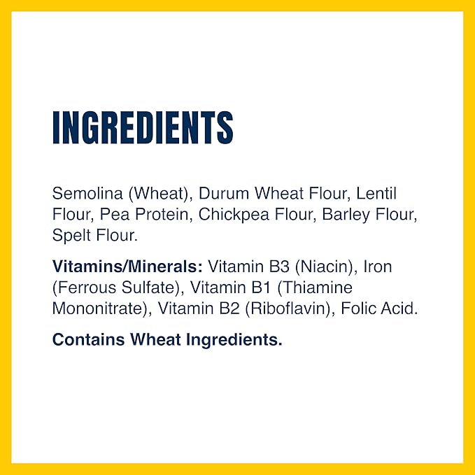 Barilla Protein+ (Plus) Penne Pasta,14.5 Ounce - plant based - Made from Lentils,Chickpeas & Peas - Non-GMO,Kosher Certified,(Pack of 4)