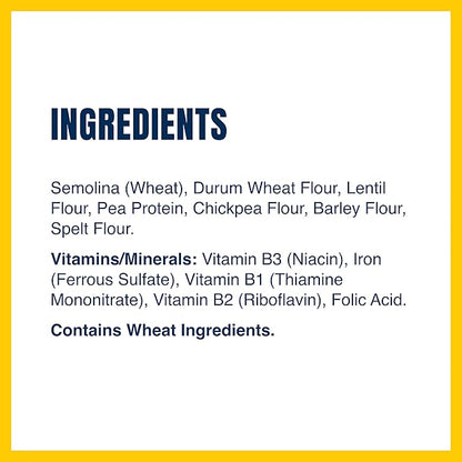 Barilla Protein+ (Plus) Penne Pasta,14.5 Ounce - plant based - Made from Lentils,Chickpeas & Peas - Non-GMO,Kosher Certified,(Pack of 4)