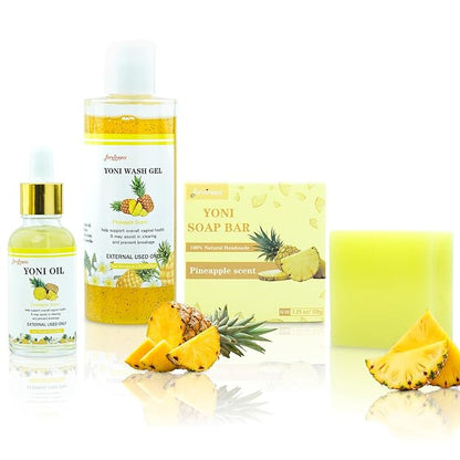 Yoni Wash Yoni Oil Yoni Soap bar, Feminine Wash for Women ph Balance, Intimate wash for Women Remove Odor, Pineapple Scent