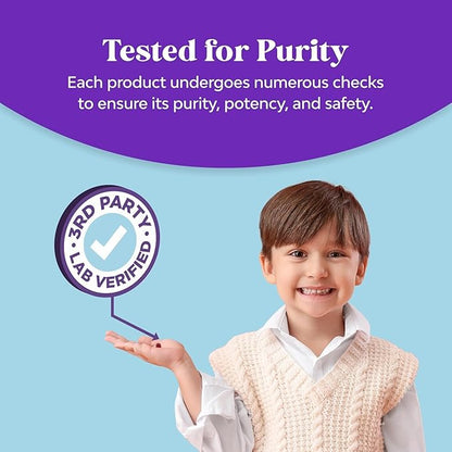 Natures Craft Melatonin Gummies for Kids Sleep Support - Hassle-Free Kids Melatonin Gummies for Mood Support - Delicious and Tummy Friendly Gummy 1 Mg Little Ones - 60 Count