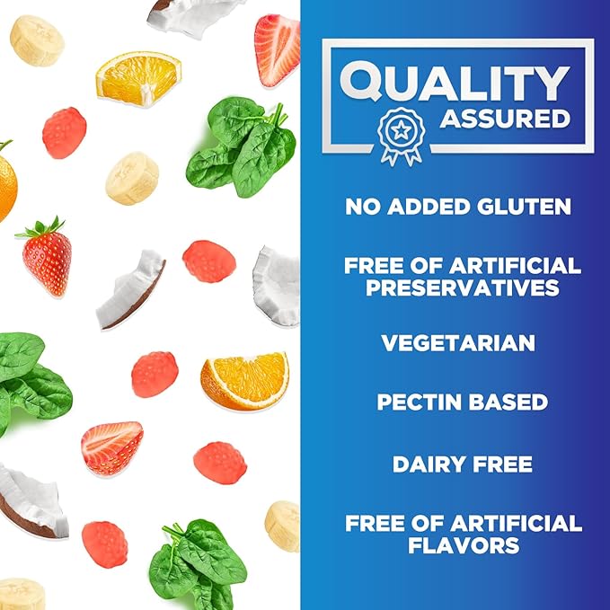 Vitamin B Complex Gummies - Extra Strength Super B Vitamin Gummy with Vitamin C For Immune Support - Energy Support Supplements with Folic Acid, Niacin, B6, B12 & Biotin for Men & Women - 120 Gummies