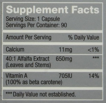 pH Quintessence® – Daily Greens Support for pH Balance & Metabolic Health | 40:1 Alfalfa-Based Formula for Alkalinization, Detoxification & Hormone Metabolism Support (90 Vegan Capsules)