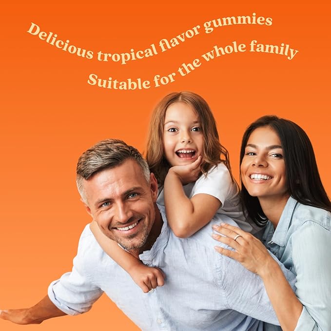 BeLive Turmeric and Ginger Gummies - 500mg - Joint and Mobility Support Supplement - Curcumin with Black Pepper for Enhanced Absorption - Tropical Flavor - 2 Pack, 120 Count