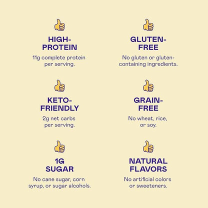 Magic Spoon Treats - 8 Gluten Free Protein Bars, Chocolate Peanut Butter - High Protein Gluten Free Snack - Sugar & Grain Free Protein Cereal Bar - Low Carb & Keto Friendly - Healthy Snacks