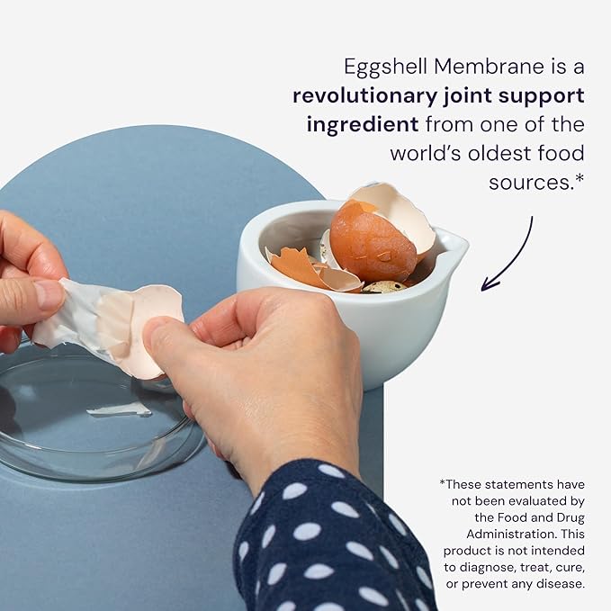 Healthy Origins Eggshell Membrane 500 mg (NEM, Non-GMO, Gluten Free, Joint Support), 60 Veggie Caps