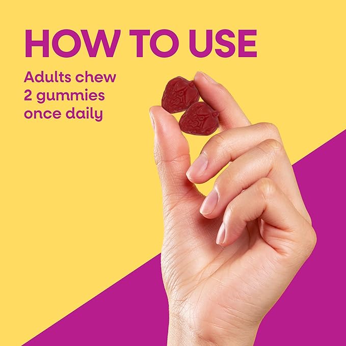 Nature’s Way Alive! Hair, Skin & Nails Gummies with Collagen and Biotin, Advanced Beauty Formula Supplement with Antioxidant Vitamins C & E*, Strawberry Flavored, 60 Gummies