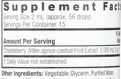 Nature's Answer Vitex Berry | Supports Healthy Female Hormonal Balance | Alcohol-Free, Gluten-Free, Kosher Certified & No Preservatives 1oz