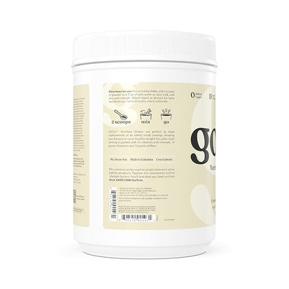 GoTrim Nutrition Shakes - Creamy Vanilla, High Protein, Meal Replacement Shake with 19g Protein & 10g Fiber, Ready to Drink, Gluten-Free, No Added Sugar, 14 Servings