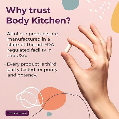 Body Kitchen Collagen and 250 mg Elastin Supplement to Aid Signs of Aging, Support Skin Health & Elasticity, Fewer Wrinkles, Unflavored Powder, Tasteless, Odorless, Colorless, 30 Servings (2 Pack)
