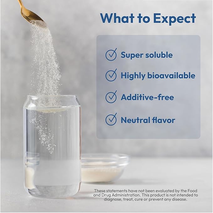 ANDREW LESSMAN Marine Collagen Peptides Powder and MSM 30 Servings - Supports Radiant Smooth Soft Skin, Comfortable Joints. Pure. Super Soluble No Fishy Flavor No Additives Non-GMO