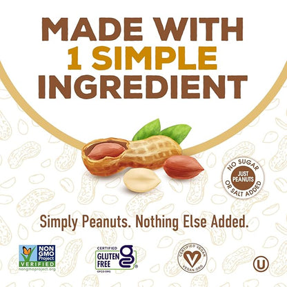 PB2 Pure Peanut Butter Powder - [2 lb/32 oz Jar] - No Added Sugar, No Added Salt, No Added Preservatives - 100% All Natural Roasted Peanuts - 6g of Plant-Based Protein