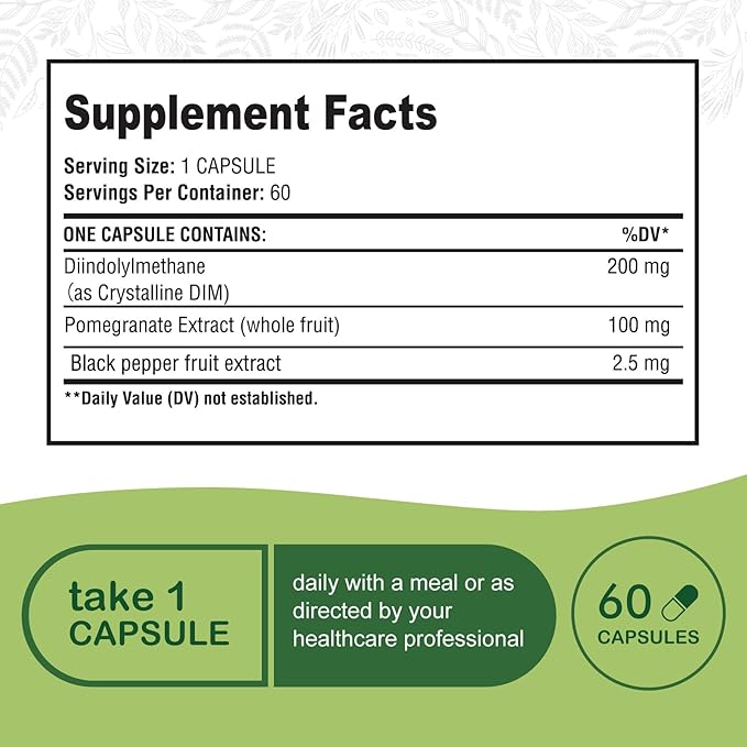 Nutraceuticals - DIM, Hormone + Detox (60 Capsules)