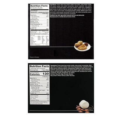 PROTIFIT - Low Calorie Peanut Butter Cup & Remix Vanilla Protein Bar 2 Pack, High Protein, 15g Protein, Low Carb, Low Sugar, Ideal Protein Compatible, 7 Servings Per Box, (2 Pack)