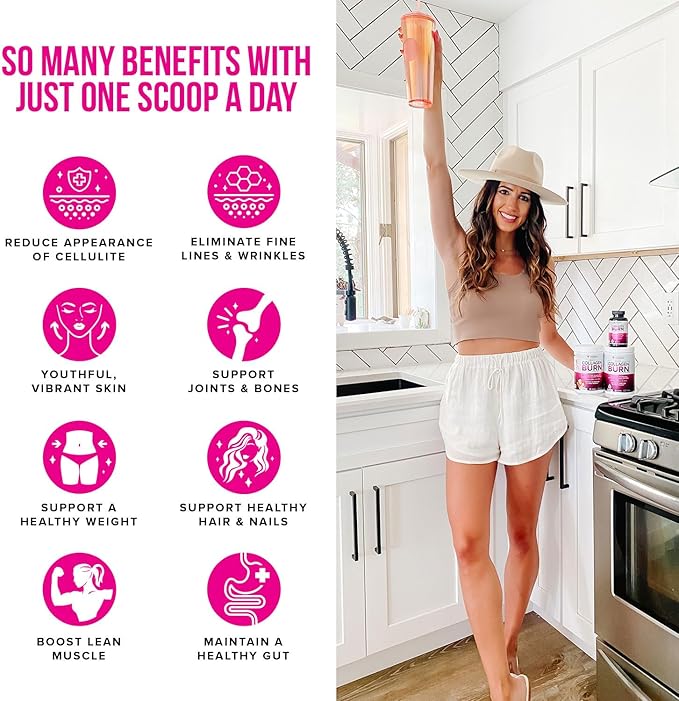 Vitauthority Collagen Peptides Powder Weight Loss Supplements | Hydrolyzed Beauty Complex for Women, Hair Skin Nails | Fat Burning Support | Chocolate Flavored 25 Servings
