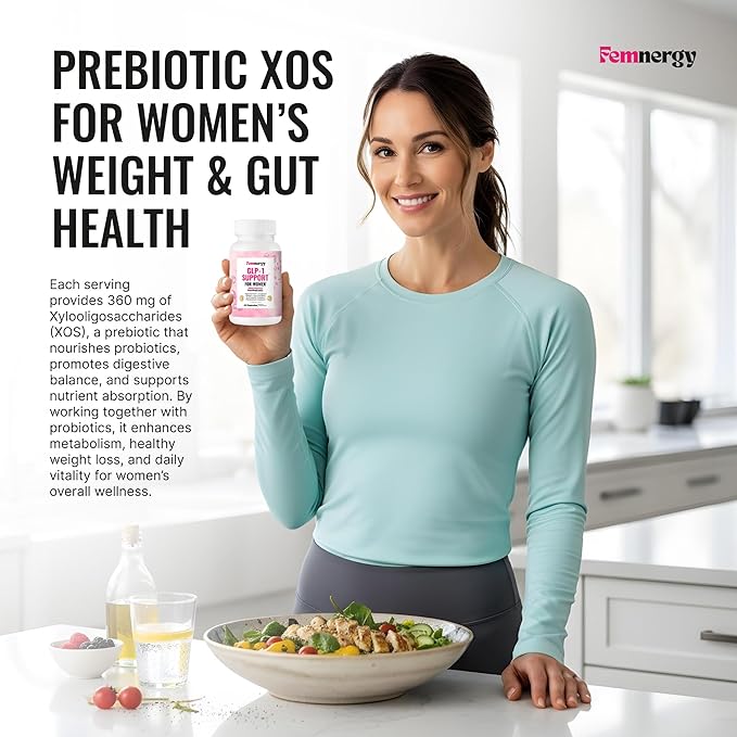 GLP-1 Support Weight Loss Probiotic Supplement for Women - Natural Appetite Suppressant Metabolism & Gut Health - GLP1 Support to Activate Daily Hunger Control & Fat Burn Support