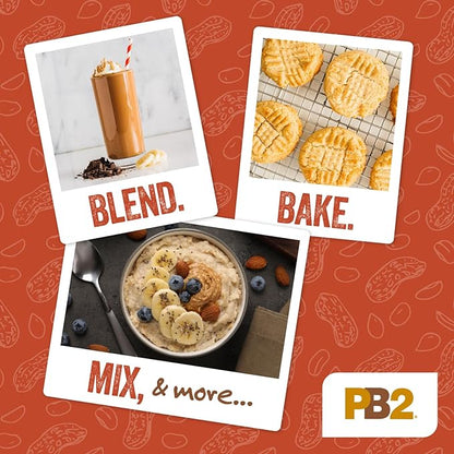 PB2 Crunchy Powdered Peanut Butter - Peanut Butter Powder with Small Crunchy Peanut Pieces