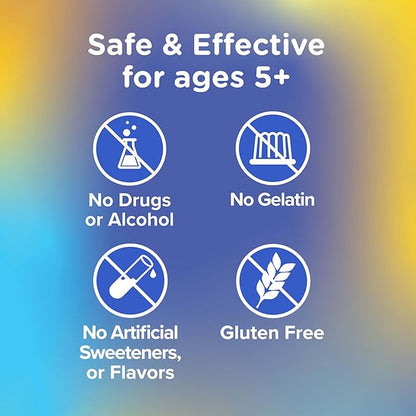 Zarbee's Naturals Children’s Calm Gummies, Magnesium for Kids Ages 5+, Melatonin-Free, Support for a Calm Mind & Body, Chamomile & Vitamin B6, Natural Raspberry Flavor, 30 ct, (Pack of 2)