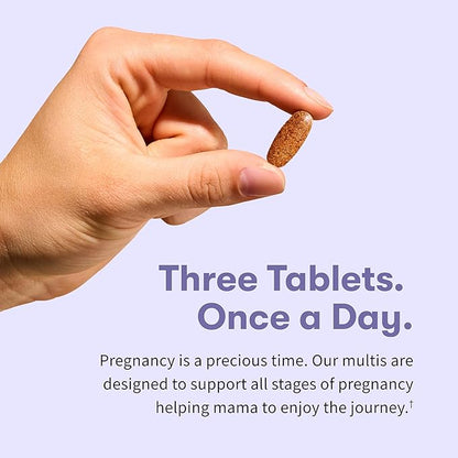Garden of Life Organics Prenatal Multivitamin with Folate, B6, B12, D3 & Iron – Prenatal Vitamins for Women with Energy Metabolism Support for Healthy Fetal Development, Non-GMO, Vegan, 30 Servings