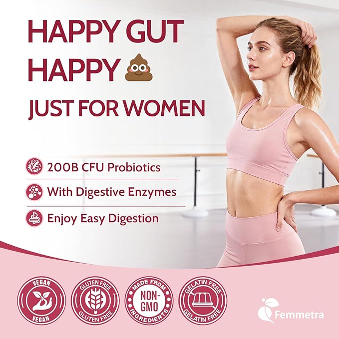 Probiotics for Women 50+, 200 Billion CFU Vaginal Probiotics Gummies with D-Mannose & Cranberry, Sugar-Free Cranberry Flavor for pH Balance, Urinary & Gut Health, 60 Count