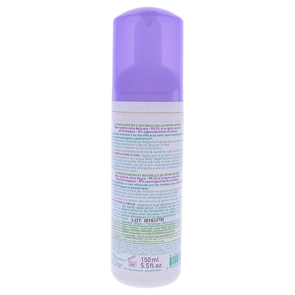 Puressentiel Feminine Wash Ph Balance Vaginial Gentle Cleansing Foam for Womens Hygiene 99.6% Natural Origin Organic Vegan EcoCertified Made in France fl oz, Unscented, 5.5 Ounce