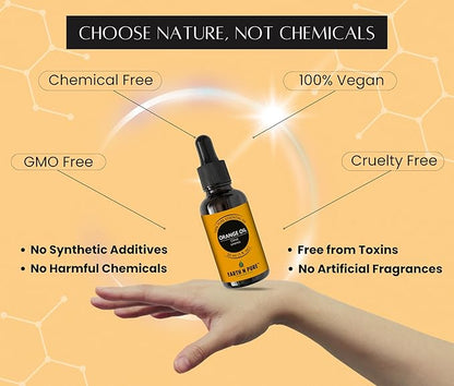 Earth N Pure Orange Essential Oil Natural and Therapeutic Grade 15 ml