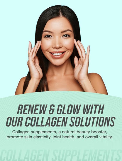 BulkSupplements.com Marine Collagen Capsules - Fish Collagen Supplement, Collagen for Women & Men - Hydrolyzed Collagen, Gluten Free, 5 Capsules per Serving, 300 Capsules (Pack of 1)