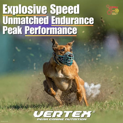 Vertex High-Performance Dog Supplement – Predigested Liver, Whey & Egg Protein – Supports Muscle, Recovery, Fertility, Digestion & Milk Production – Ideal for Working, Breeding & Active Dogs - 2 LBS
