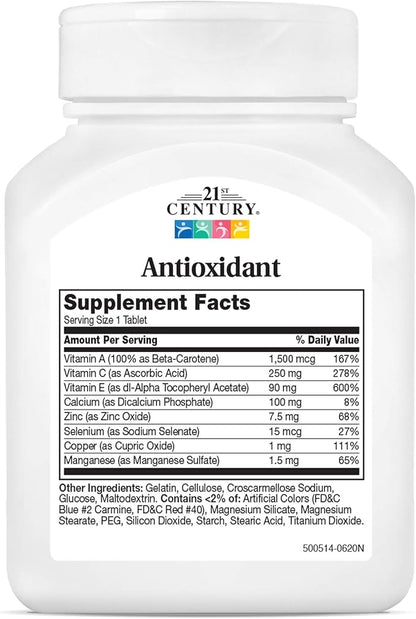 21st Century Ace Antioxidant Tablets, 75Count (Pack of 2)