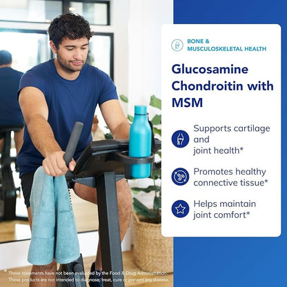 Pure Encapsulations Glucosamine Chondroitin with MSM - Supports Joint Health & Normal Cartilage Formation* - Maintains Enzyme Activity - Gluten-Free & Non-GMO - 360 Capsules