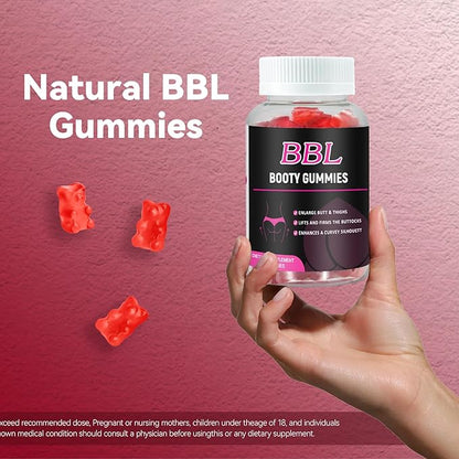 Aromlife BBL Gummies for Women, 60 Count Bear Shape Booty Gummies with Herbal Ingredients, BBL Vitamin Gummy with Fenugreek, Asian Ginseng, Motherwort, Saw Palmetto, Anise Seed & Vitamin C
