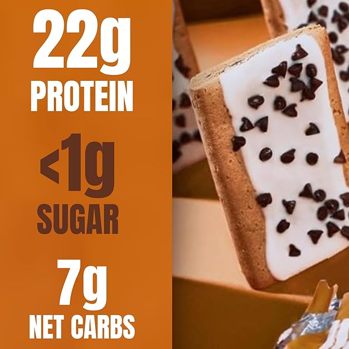 Legendary Foods 22g Protein Pastry 0g Added Sugar, Low Carb, Gluten Conscious, Keto Snack, Ideal for Glucose Management, Includes Whey Protein Isolate, 8 Pack Campfire S'mores