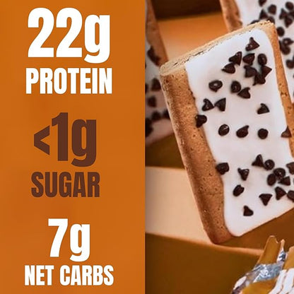 Legendary Foods 22g Protein Pastry 0g Added Sugar, Low Carb, Gluten Conscious, Keto Snack, Ideal for Glucose Management, Includes Whey Protein Isolate, 8 Pack Campfire S'mores