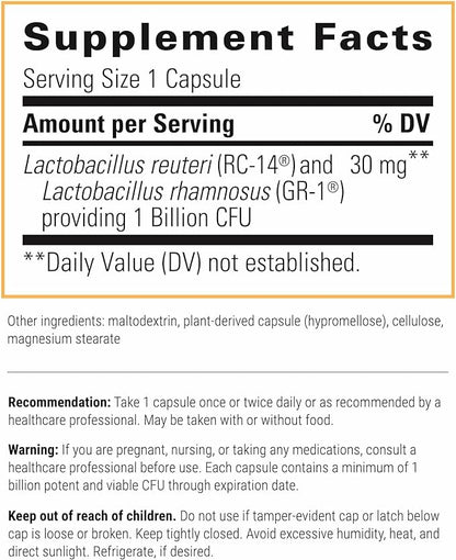 Integrative Therapeutics Pro-Flora Women’s Probiotic - Vaginal Health Probiotic - Supports Urogenital Health in Women* - Gluten-Free - 30 Capsules (30 Capsules)