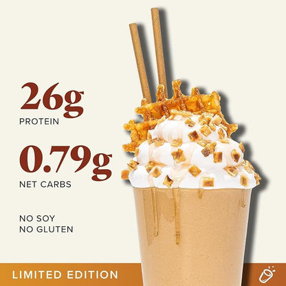 Keto Chow Maple Waffle | Keto Meal Replacement Shake Powder | Nutritionally Complete Keto Food | Low Carb Keto Meals | Delicious Easy Meal Substitute Drink | Protein Rich You Choose The Fat | Single Meal Sample