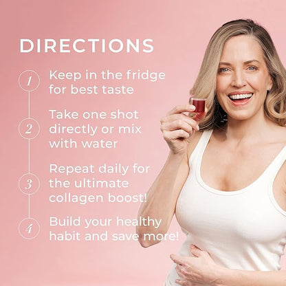 Swedish Collagen Repair | 10,000 mg Hydrolyzed Marine Collagen Liquid Supplement - 500 ml, 20 Day Supply I Hyaluronic Acid, Biotin & Vitamin C for Healthy Hair, Skin, Nails & Joints | Sugar-Free