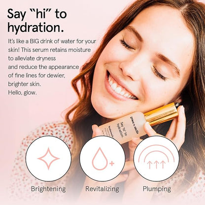 grace & stella Award Winning Hyaluronic Acid Face Serum (50ml/1.7 fl oz) Removes Fine Lines & Wrinkles, Hydrating Hyaluronic Acid Serum for Face, Acido Hialuronico for Women - Vegan Skincare (2-Pack)