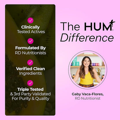 HUM Wing Man Liver Support Supplement with Milk Thistle, Dandelion Root Powder & Artichoke Leaf Extract For Liver Health & Function Support, Milk Thistle Supplement Helps Flush Out Toxins, 60 Capsules