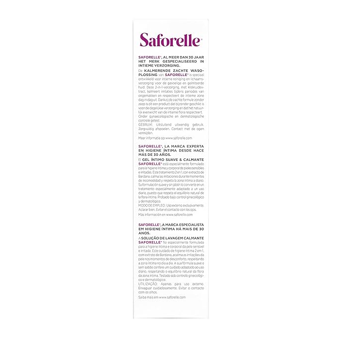 Saforelle Gentle Cleansing Care 500Ml