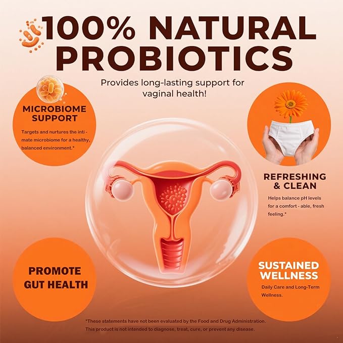DEWANG Feminine Balance Gummies – Daily pH Balance & Vaginal Health Support, Probiotics for Womens Odor & Confidence Pineapple Flavor Vegan & Sugar-Free (Orange)